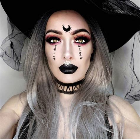 Creating a glamorous witch makeup look on a budget